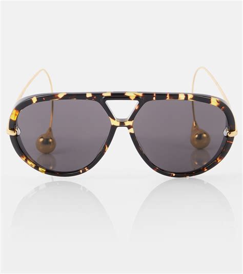 bottega veneta eyewear pilot frame sunglasses|bottega veneta drop aviator sunglasses.